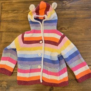 6-12 month Gap hooded sweater